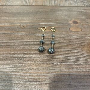 BaubleBar Gold and Silver Drop Earrings